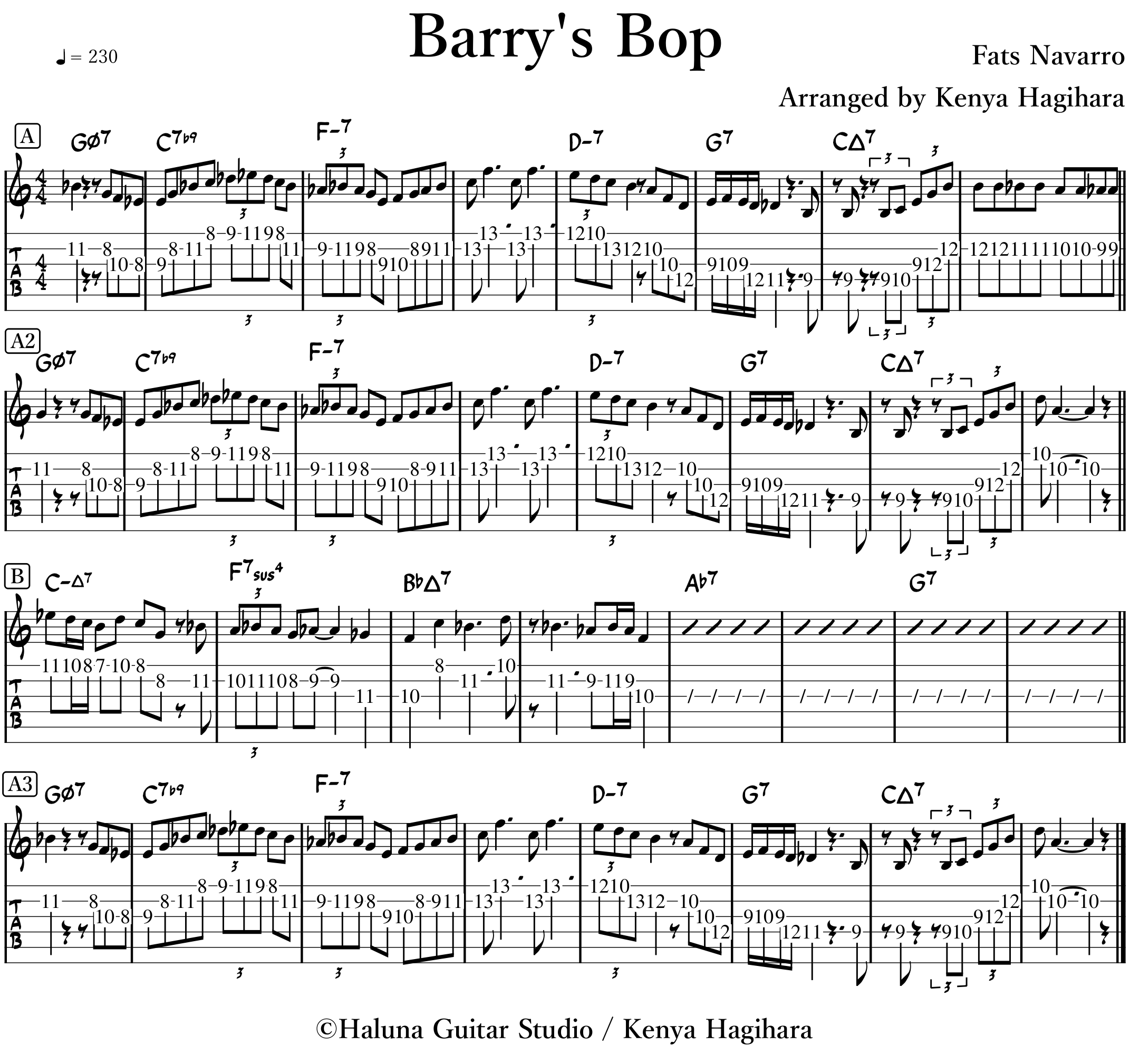 Barry's Bop