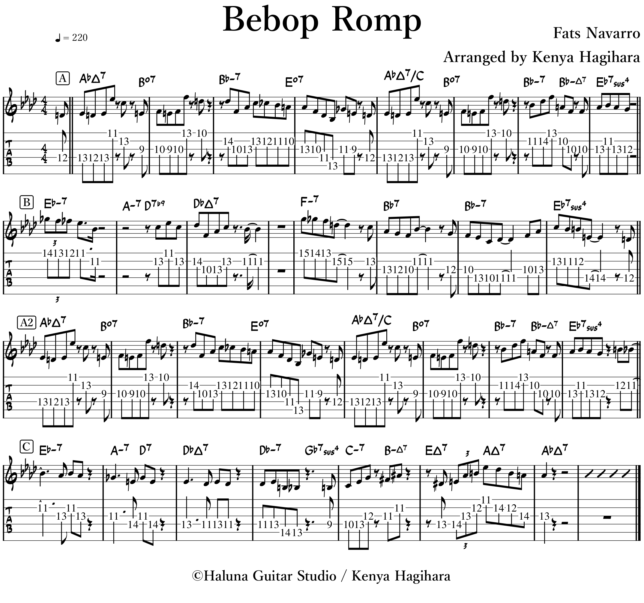 Bebop Romp